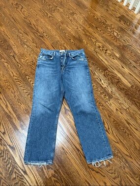 AGOLDE Riley High Rise Straight Crop Jeans - 29 in colour frequency
